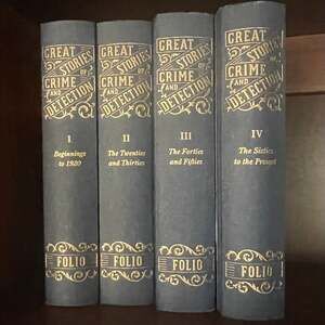 Great Stories of Crime and Detection 4 Volume Set The Folio SocietyWho Done It?
